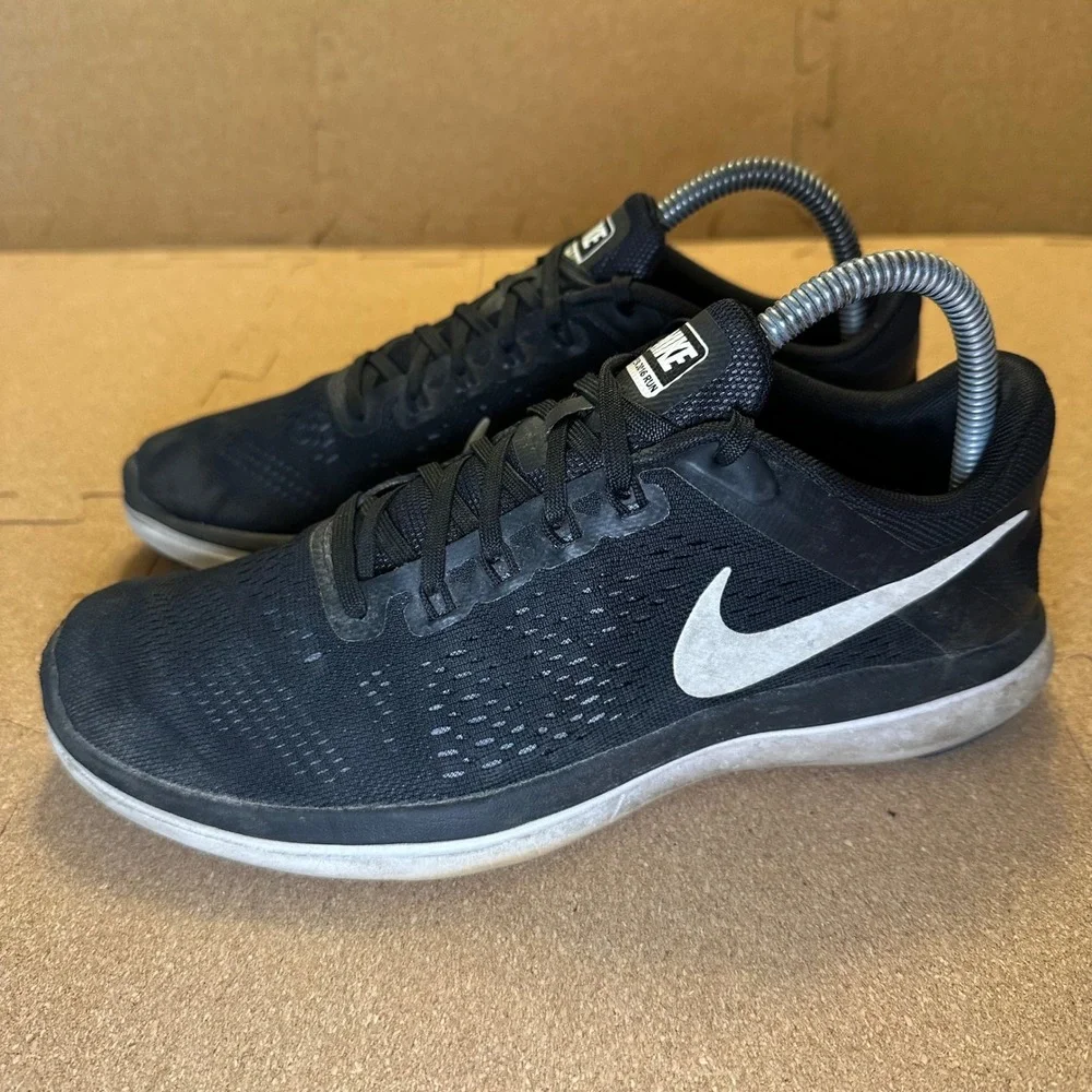 Nike Flex 2016 Run Womens Black White‎ Running Shoes 830751-001 Size 8.5